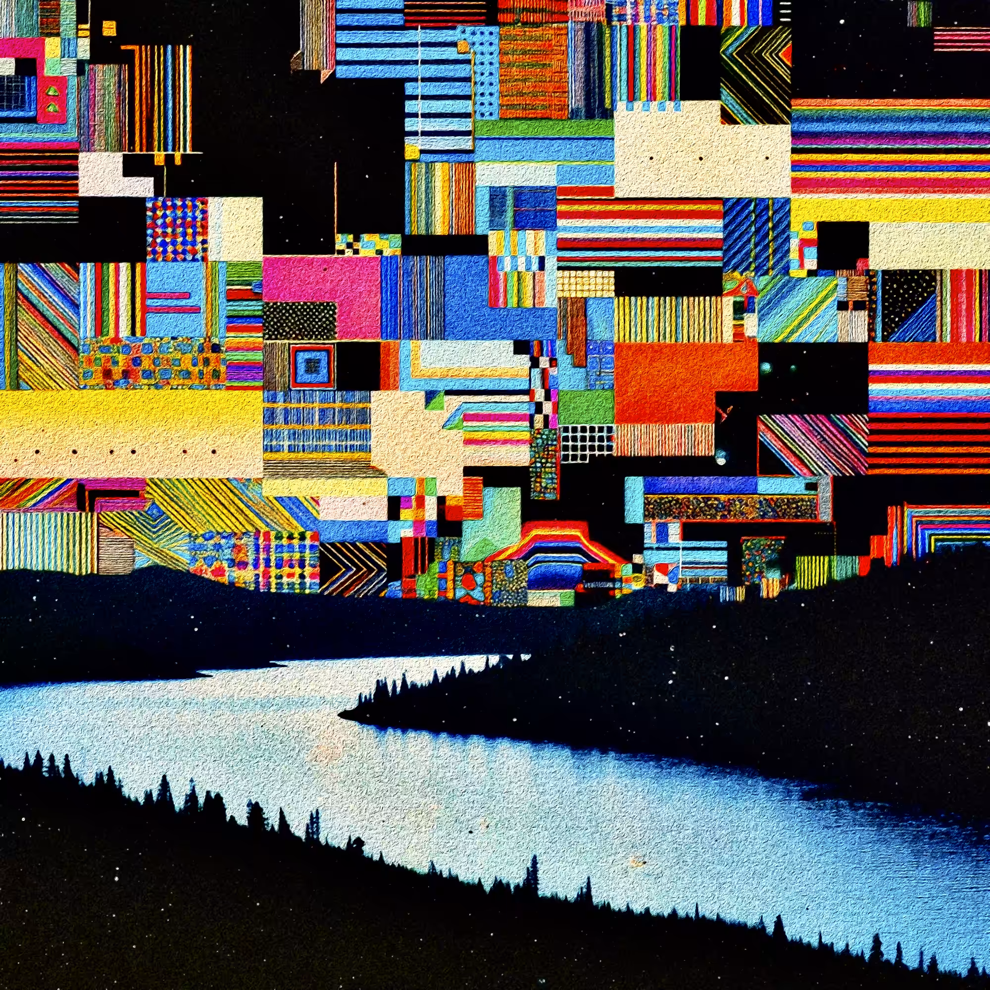 𝗖𝗼𝗿𝗿𝘂𝗽𝘁 𝘀𝗸𝘆 𝗼𝘃𝗲𝗿 𝘁𝗵𝗲 𝘀𝗲𝗿𝗲𝗻𝗲 𝗹𝗮𝗸𝗲
