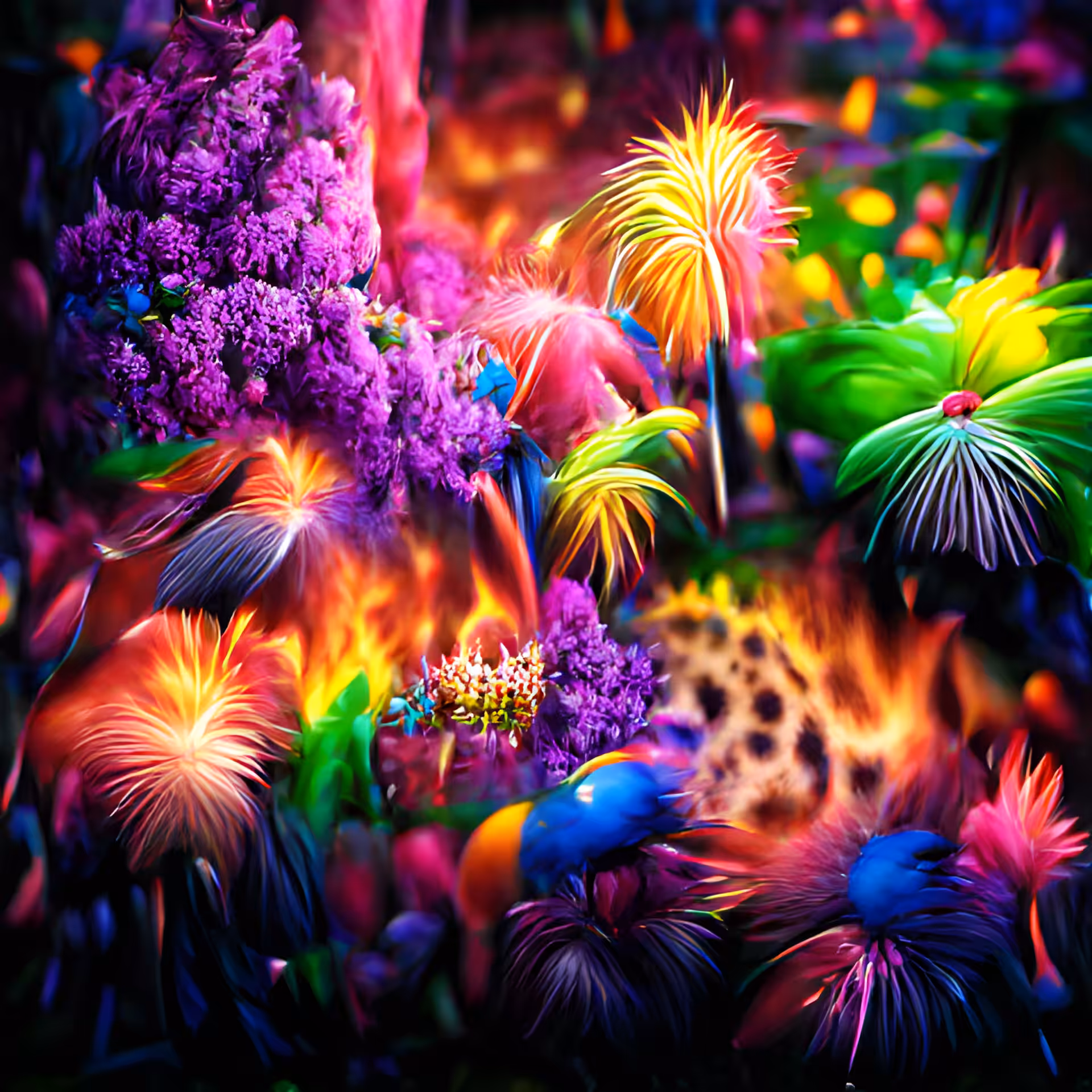 My life is not very colorful, that's why I make colorful works, so that I have something colorful in my life #04