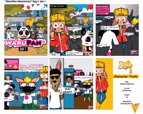 WaruPan Comic "The Missing Stone"