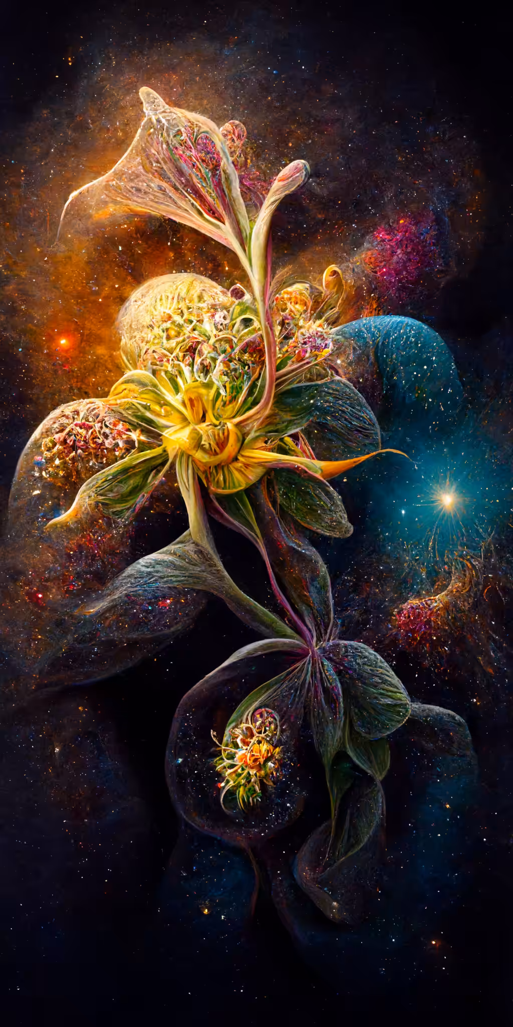 Cosmic flower IX