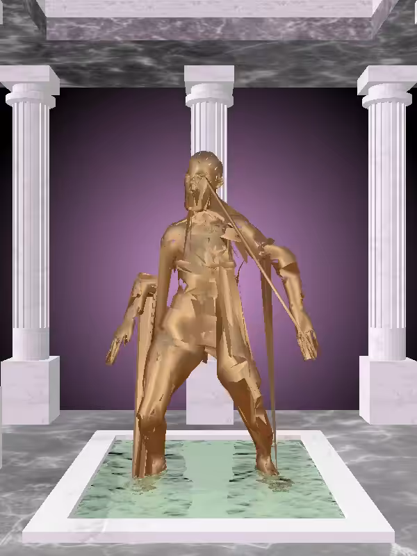 HeavenComputer: The Dancing Old Bronze Woman #3106