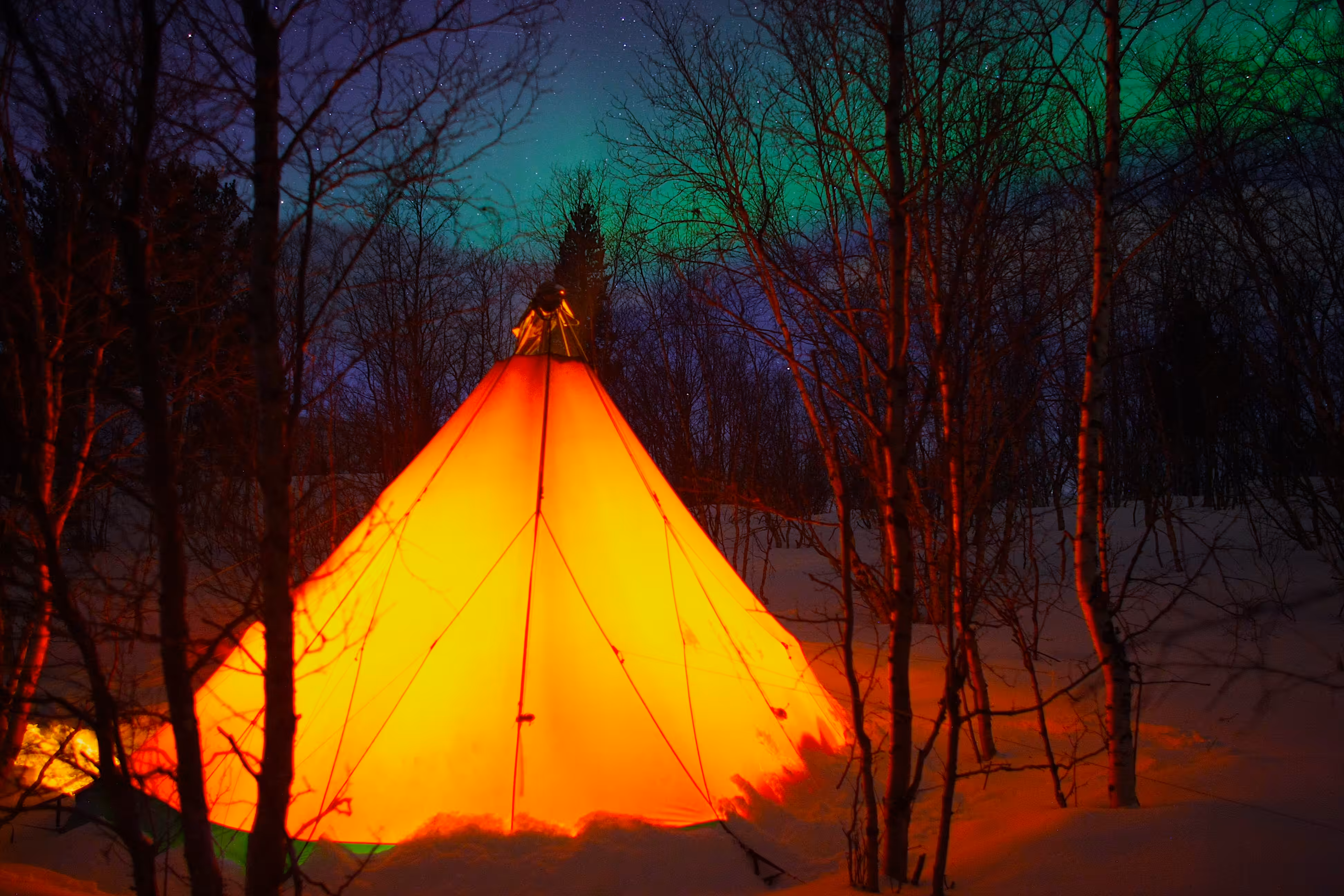 S'mores in Lapland