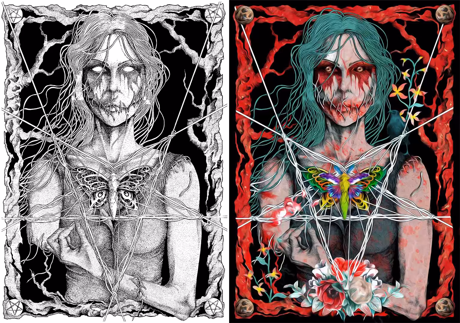Sketch vs Final (Mistress)