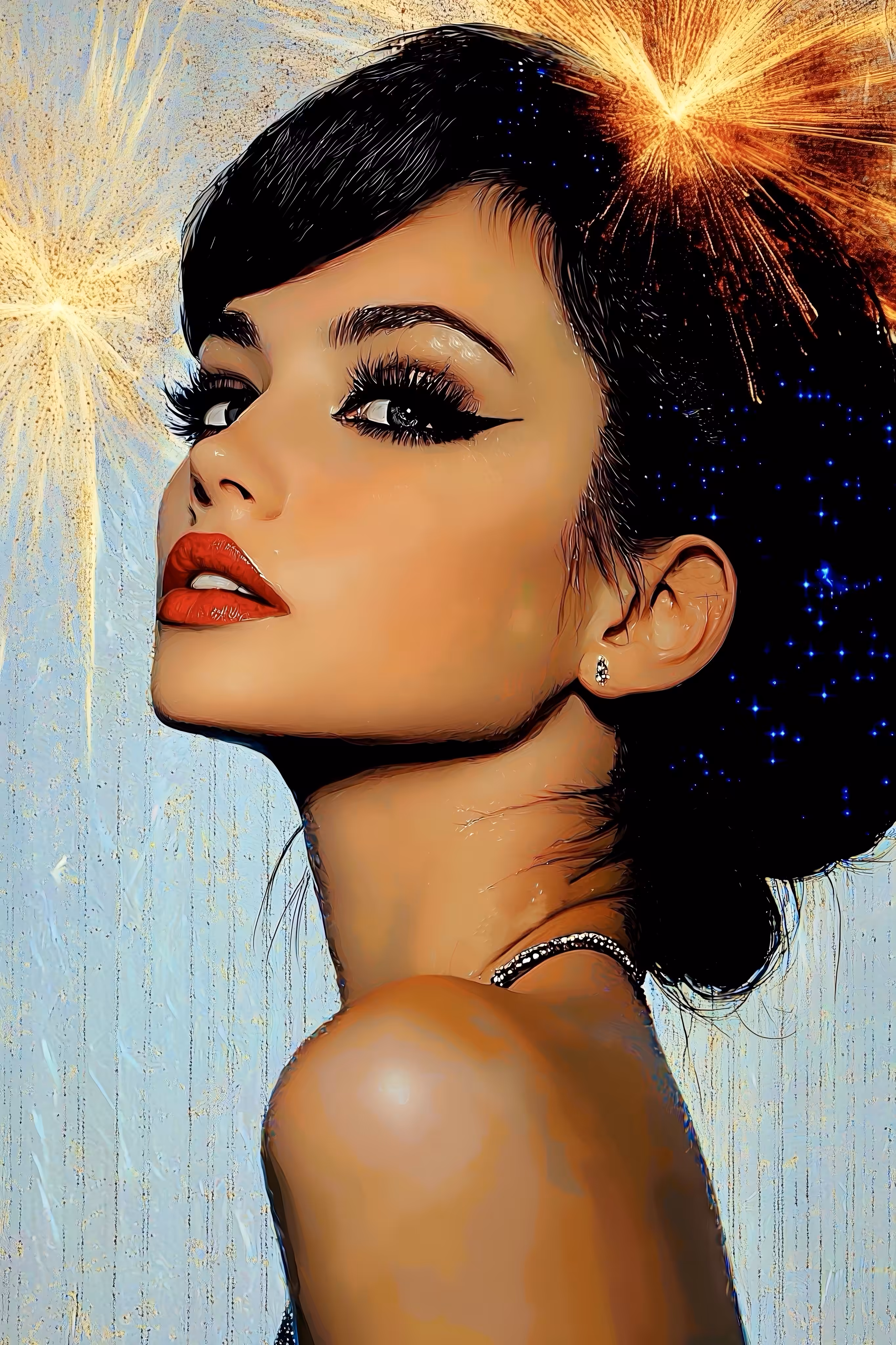 Stars in Her Hair