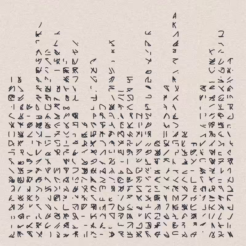 Asemic writing #31