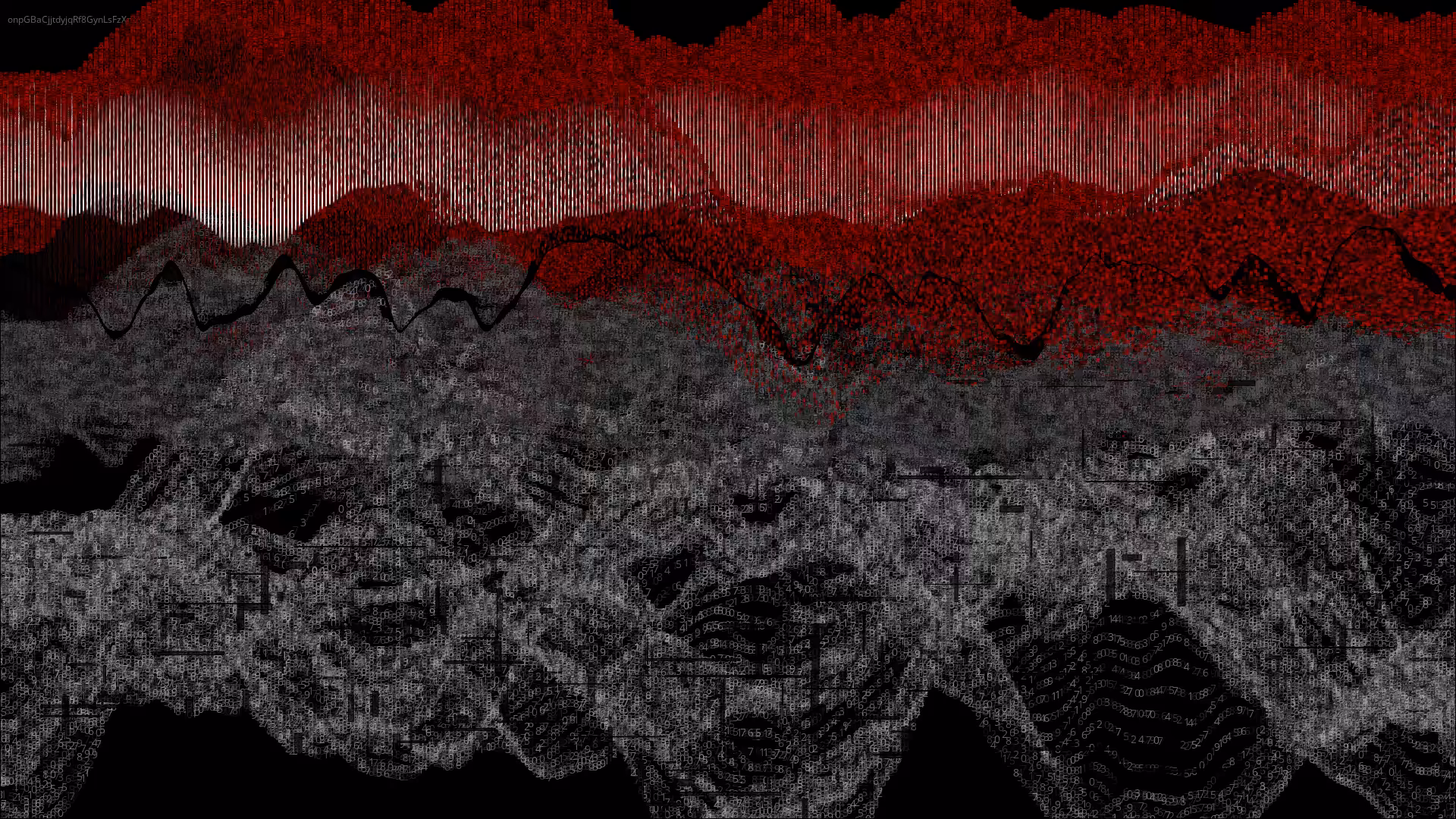 Pixel rain in a data landsacape #196