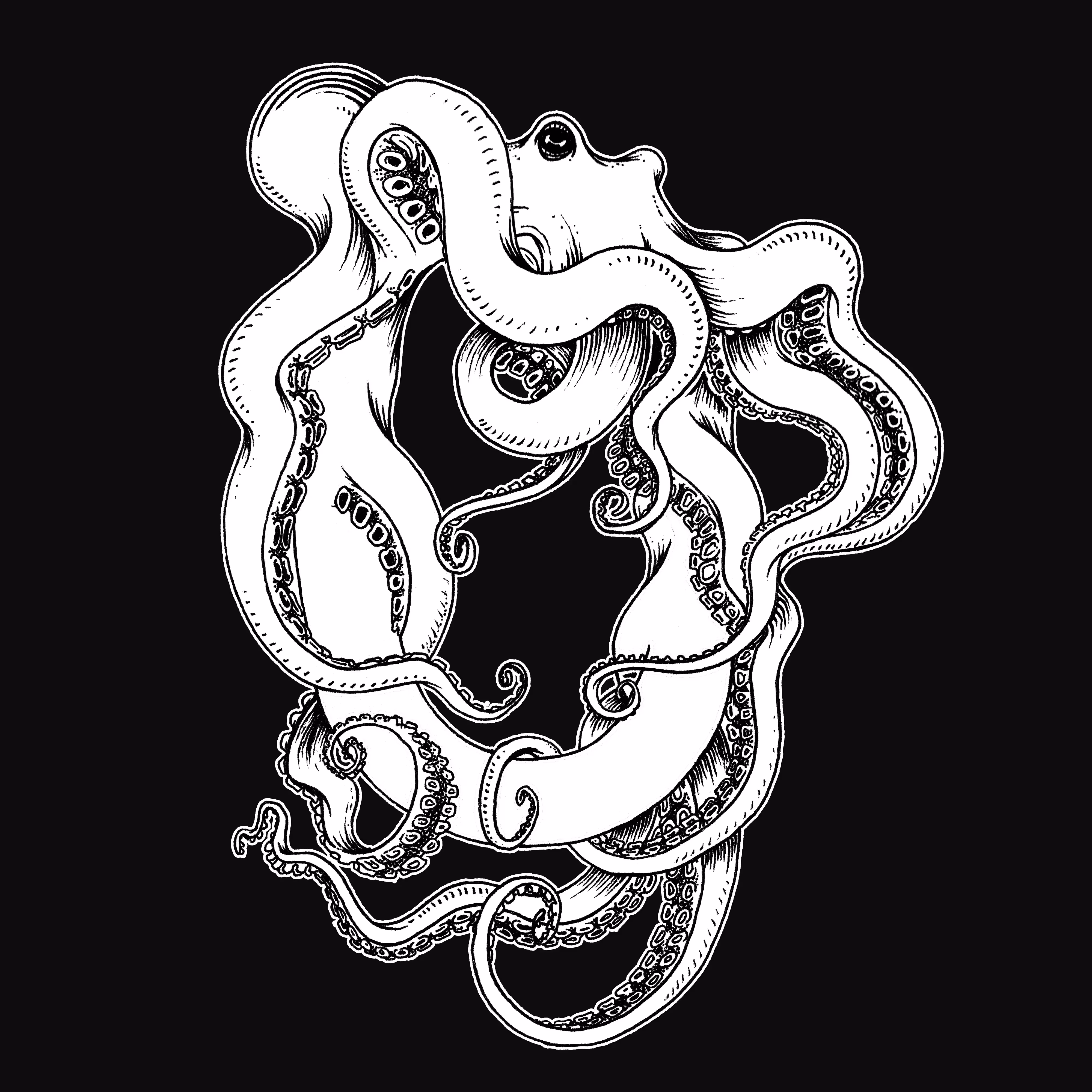 O (Octopus) - 36 Days of Patterns