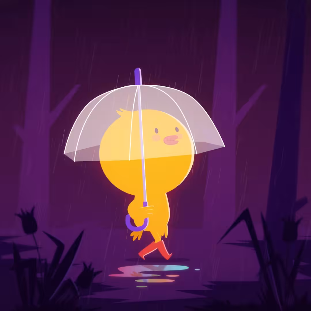 Rainy walk