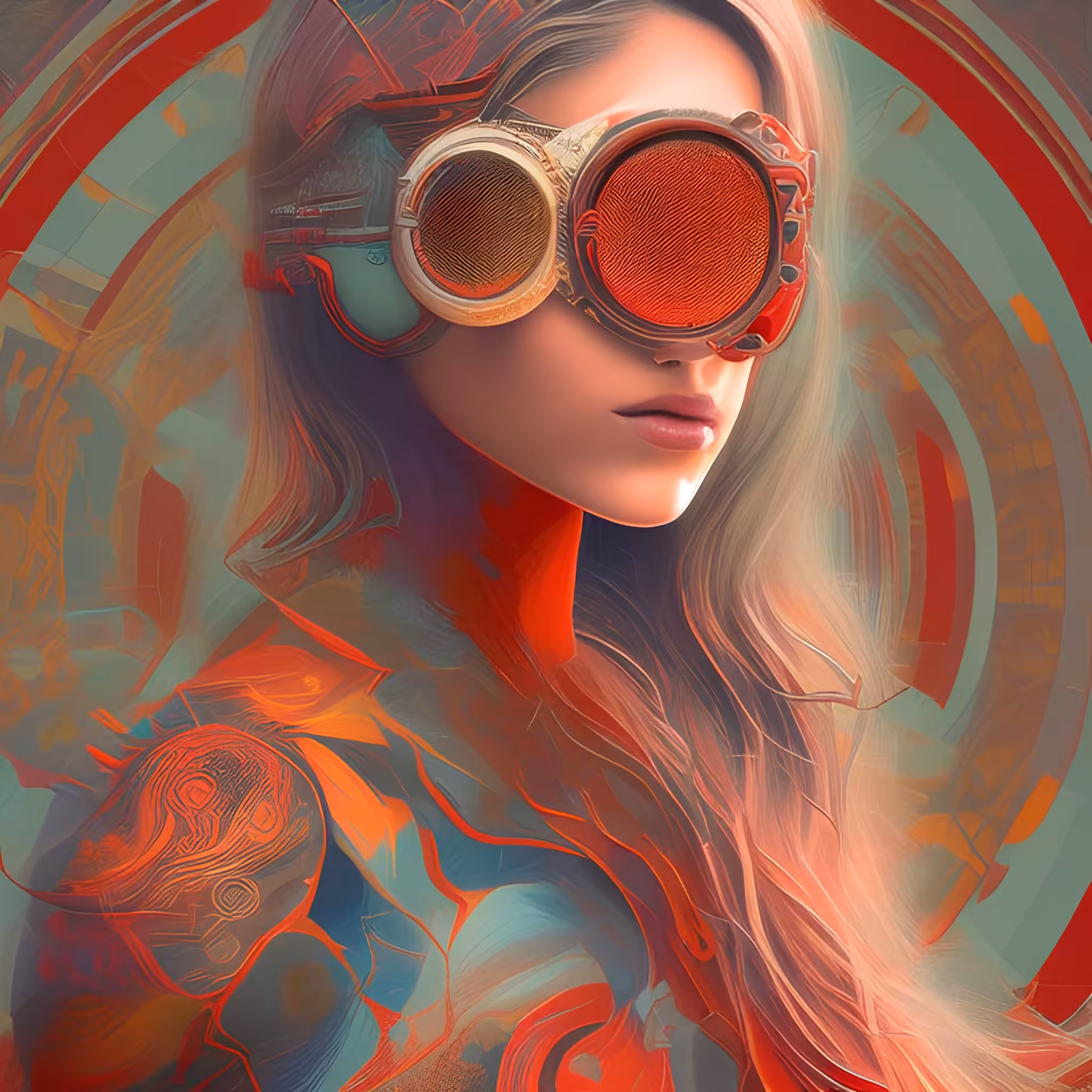 The soul of the wounded blind girl
