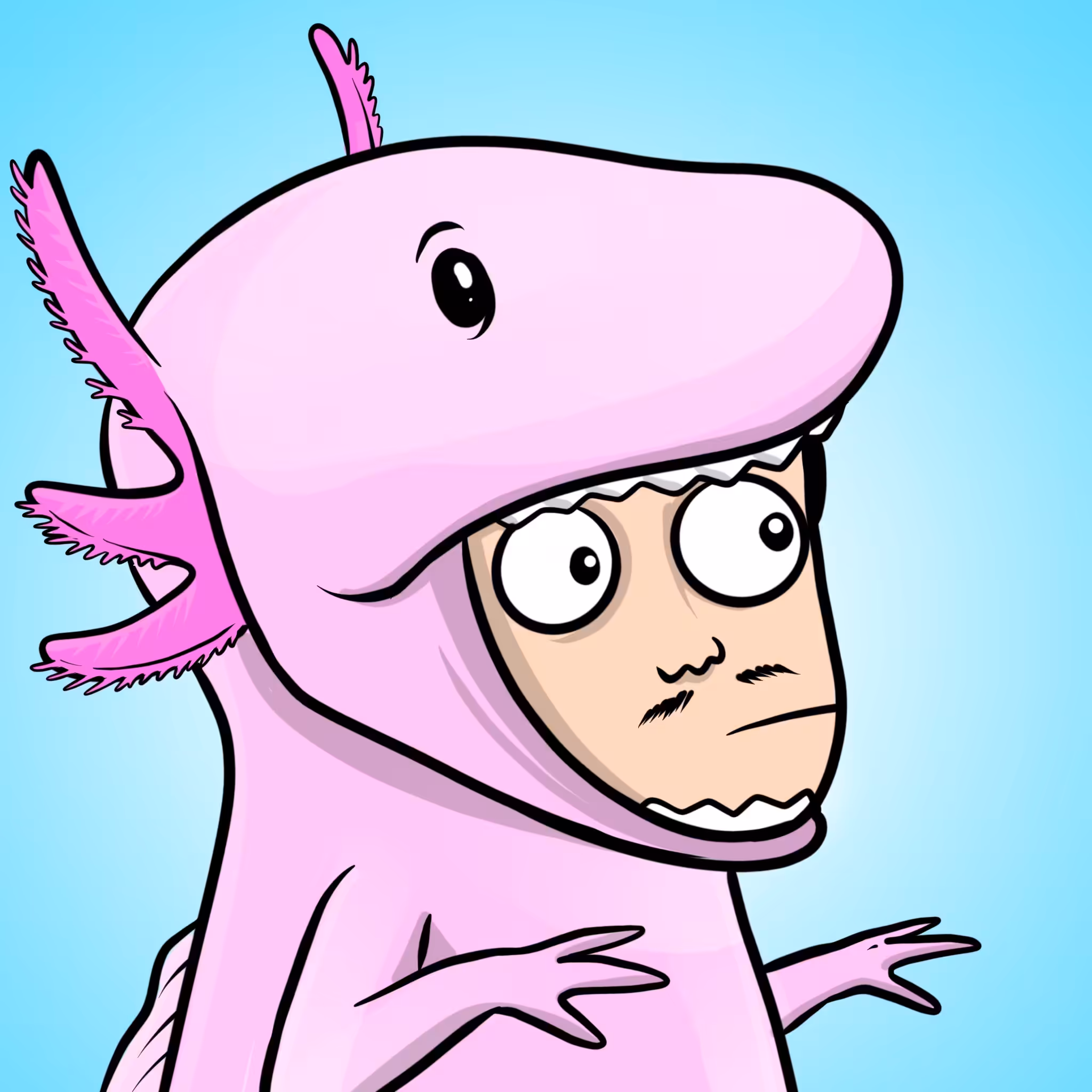 Axolotl beast doll