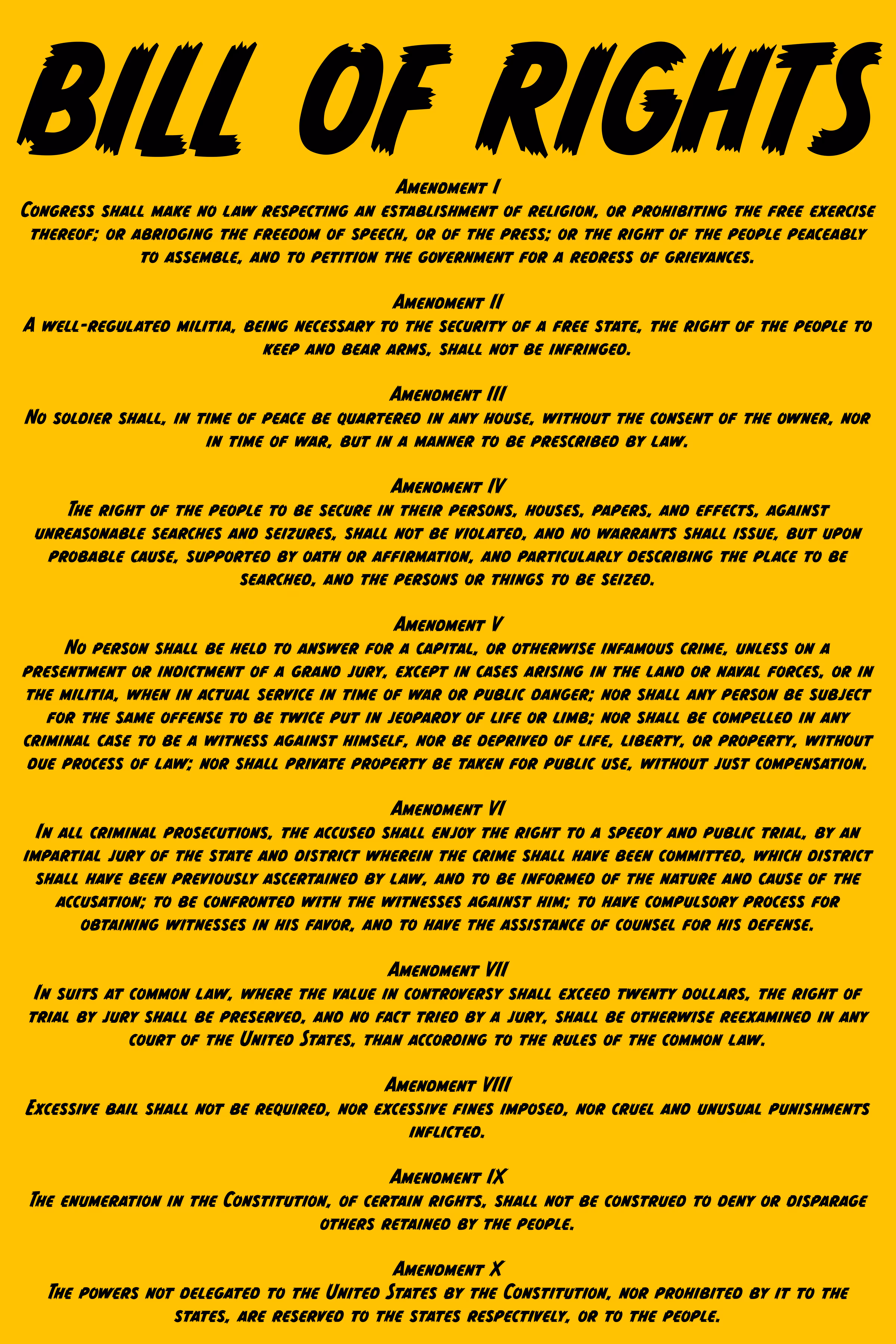 Bill of Rights