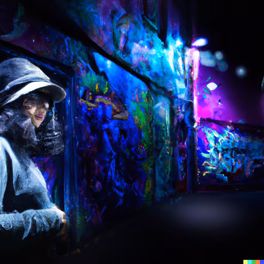 Alley Art Faces No. 1