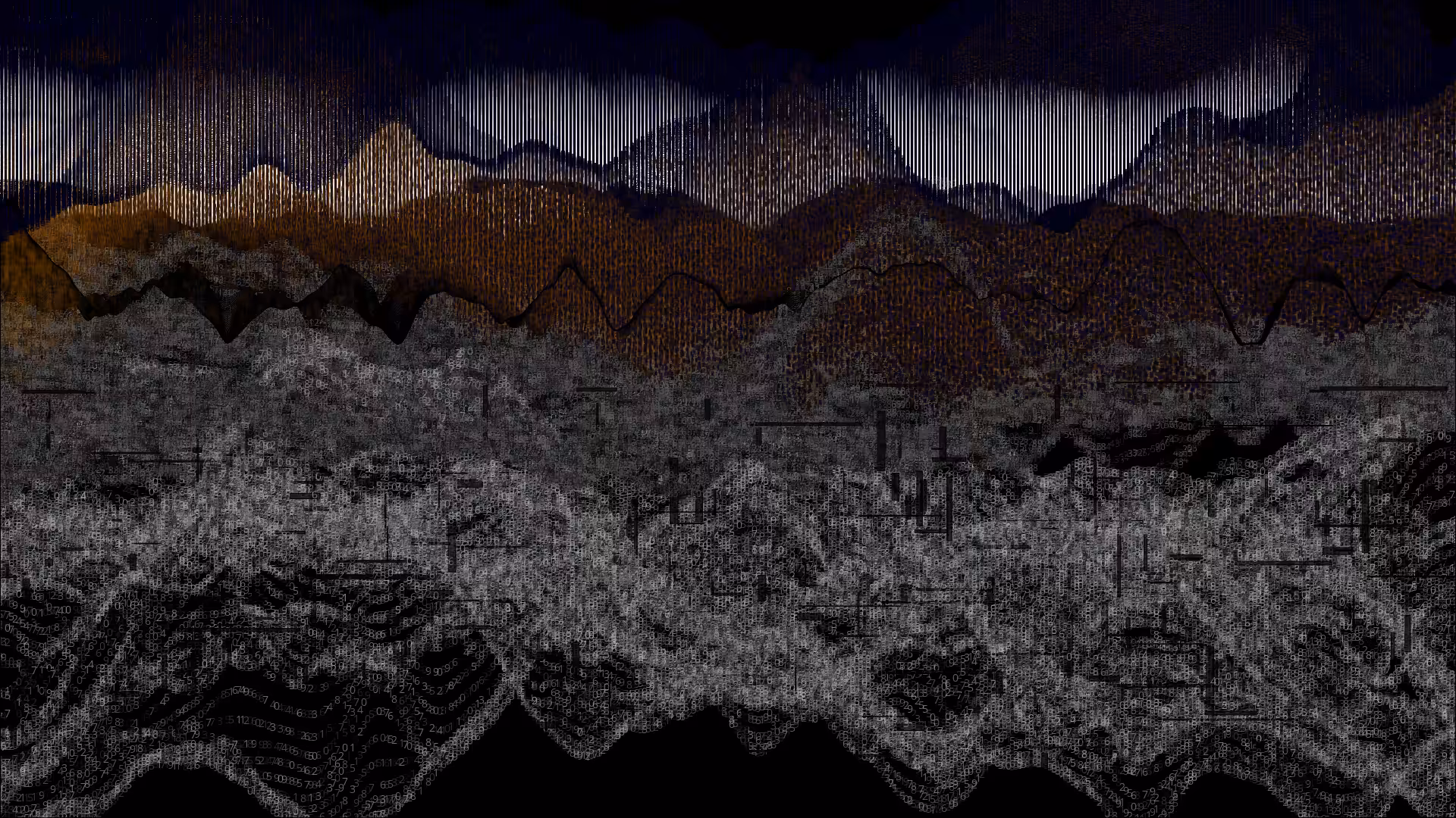 Pixel rain in a data landsacape #116