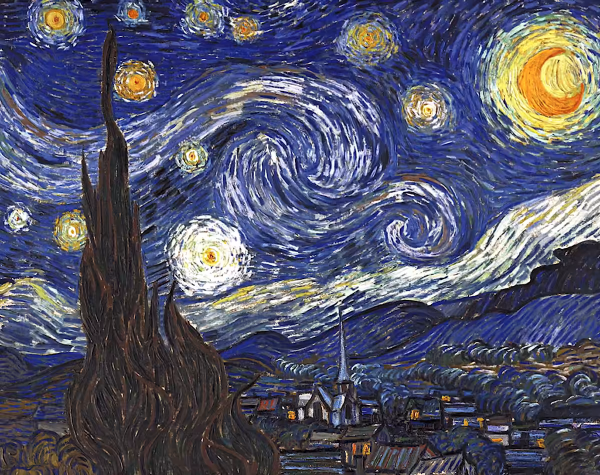 Trippy Starry Night
