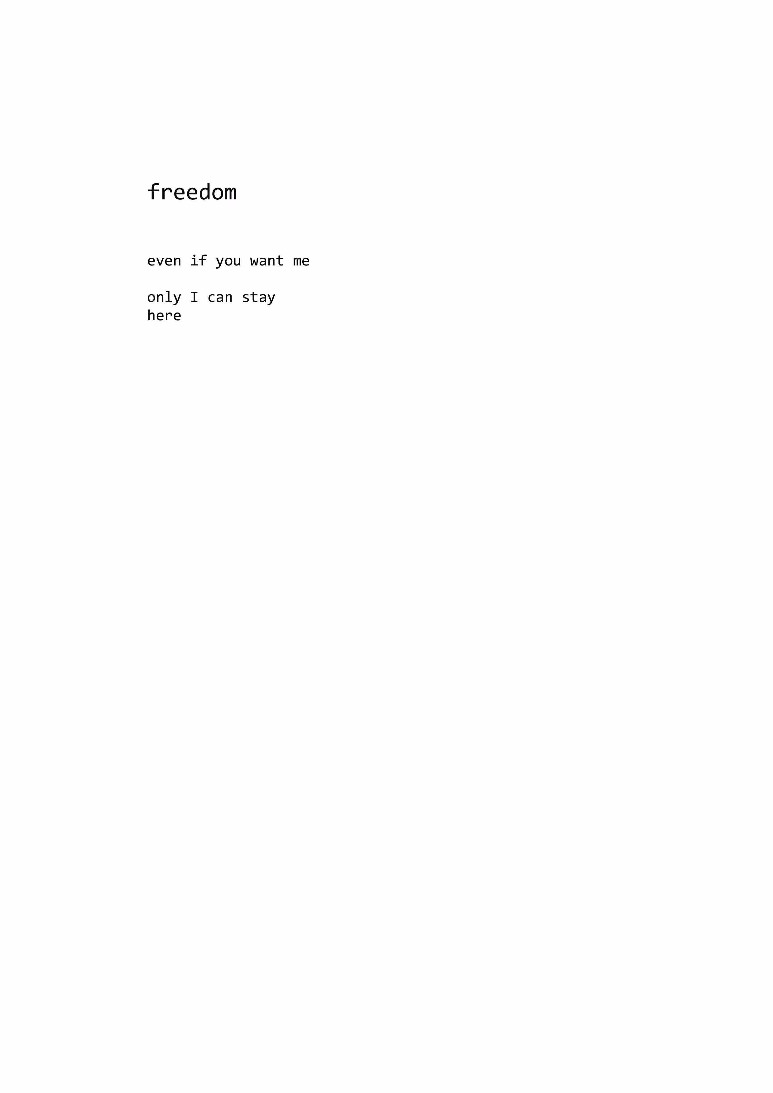 freedom