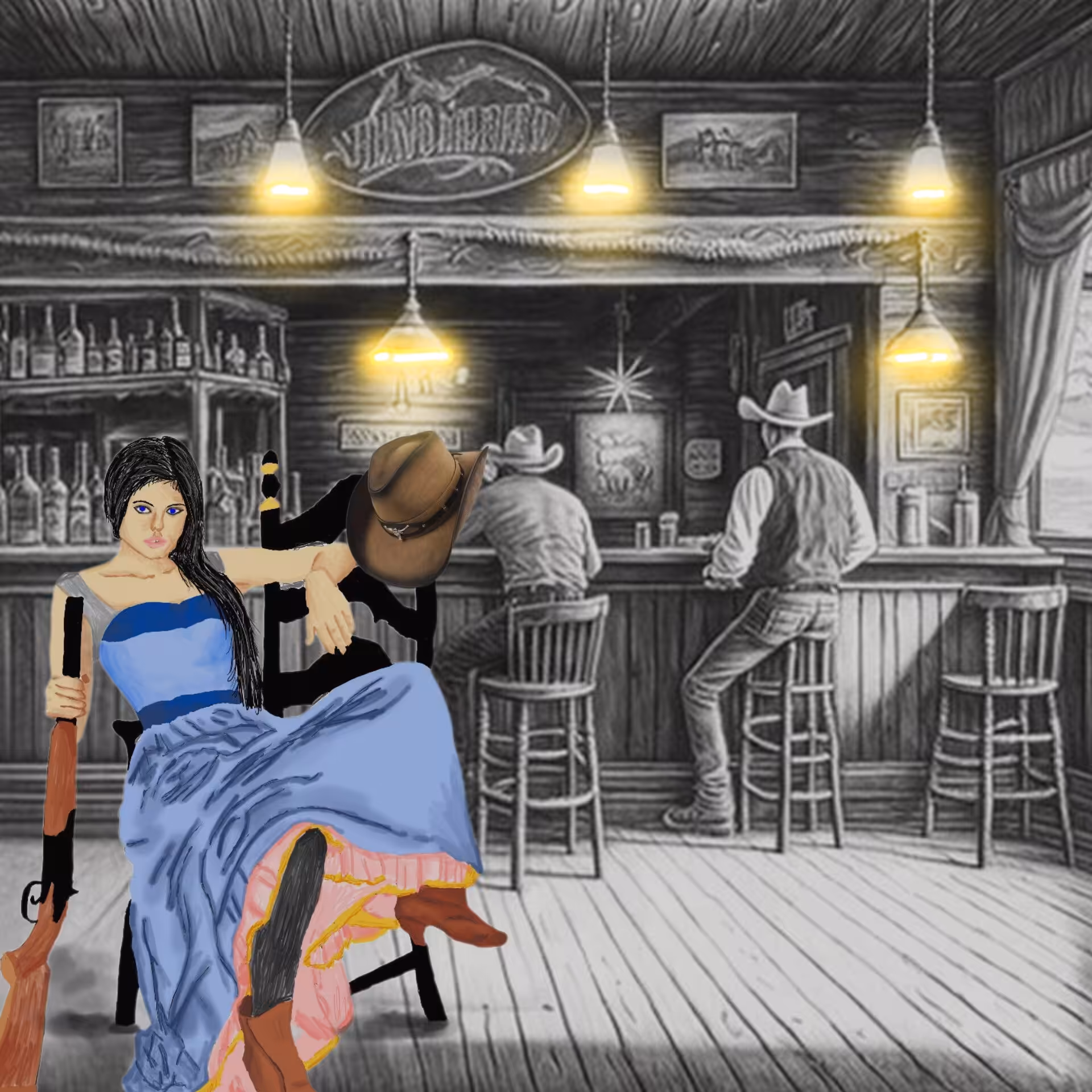 Just Art: Cowgirl