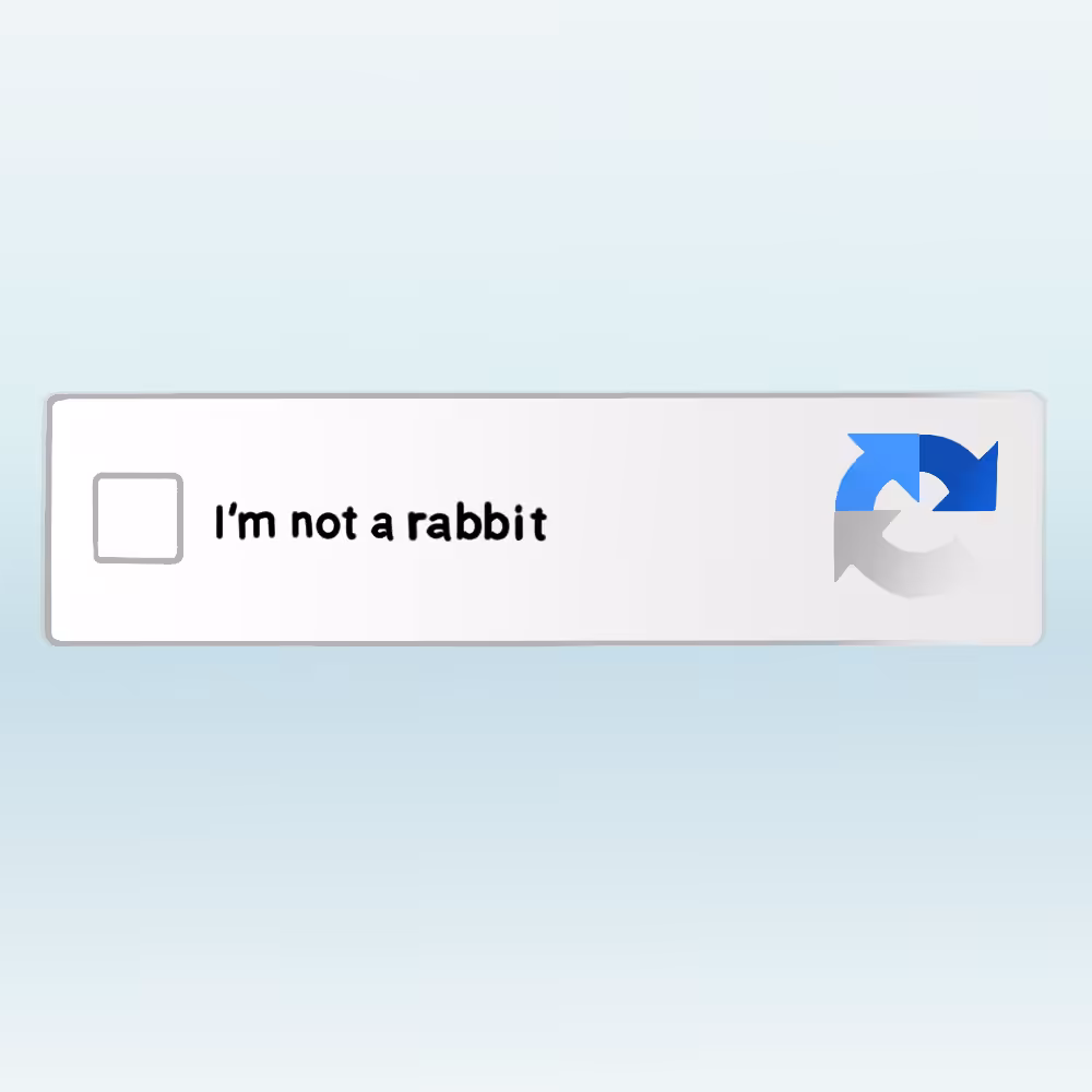 ONE: I'm not a rabbit