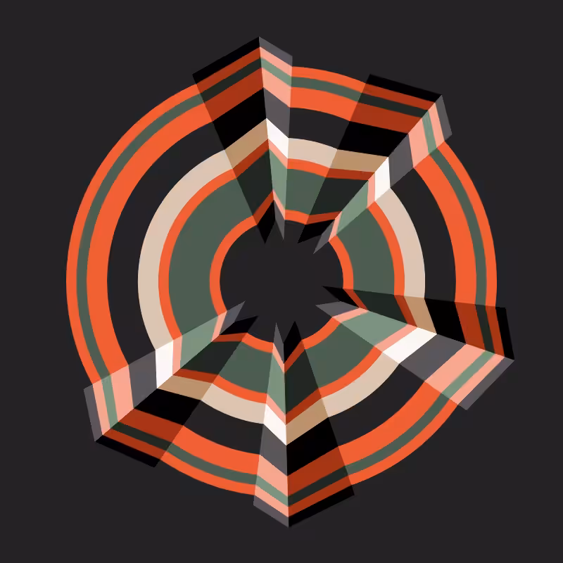 Folded Circle #49
