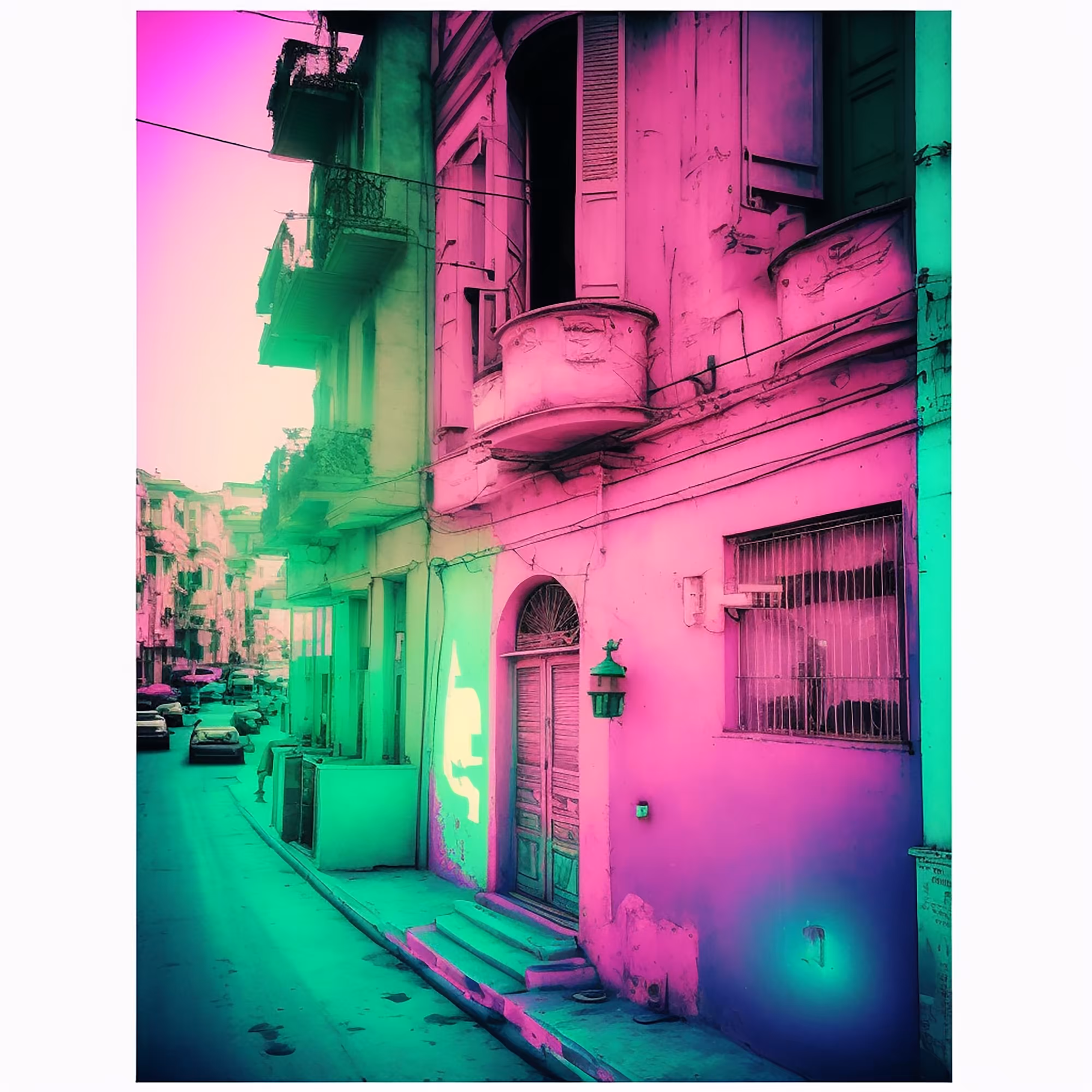 Pink Dusk in the City