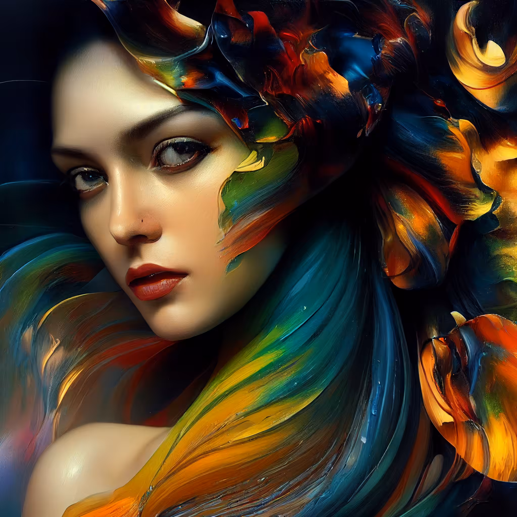 Psychedelic  woman