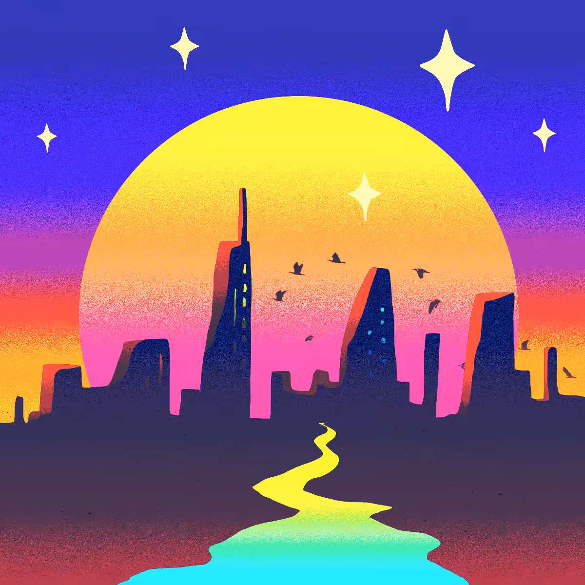 Moonlight city