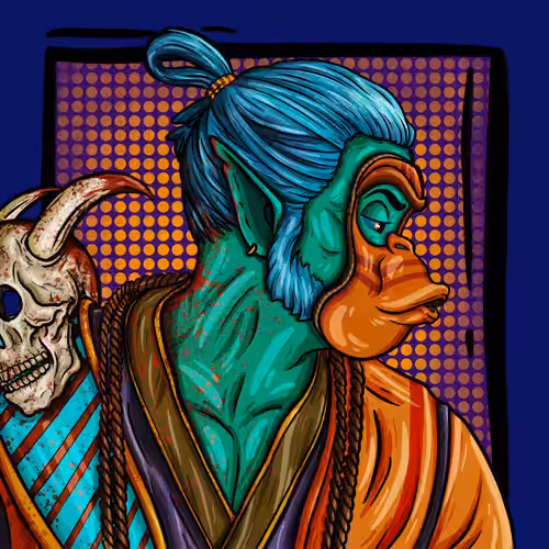 Monkey Mask # 123