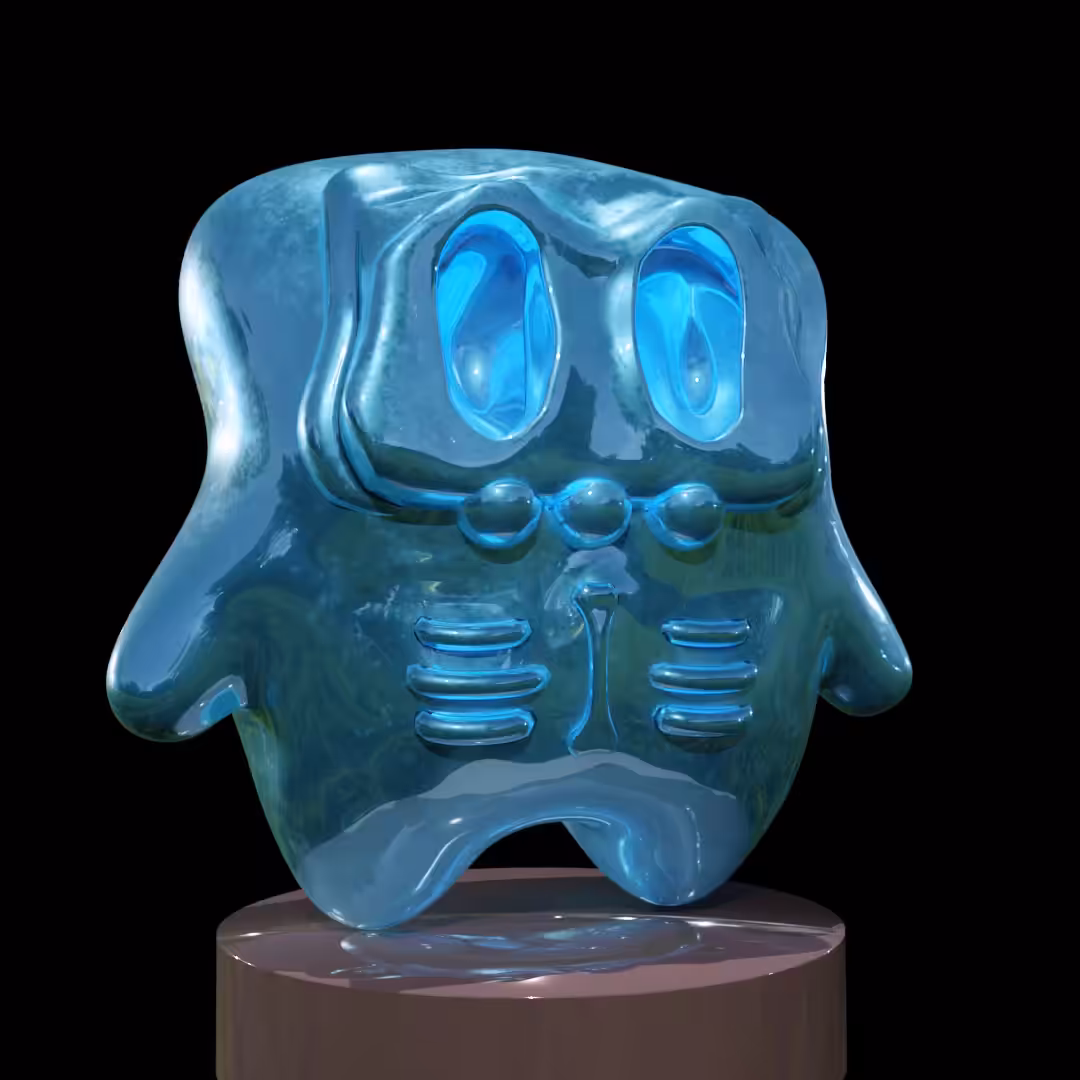 Frost Metallic SkullGuy