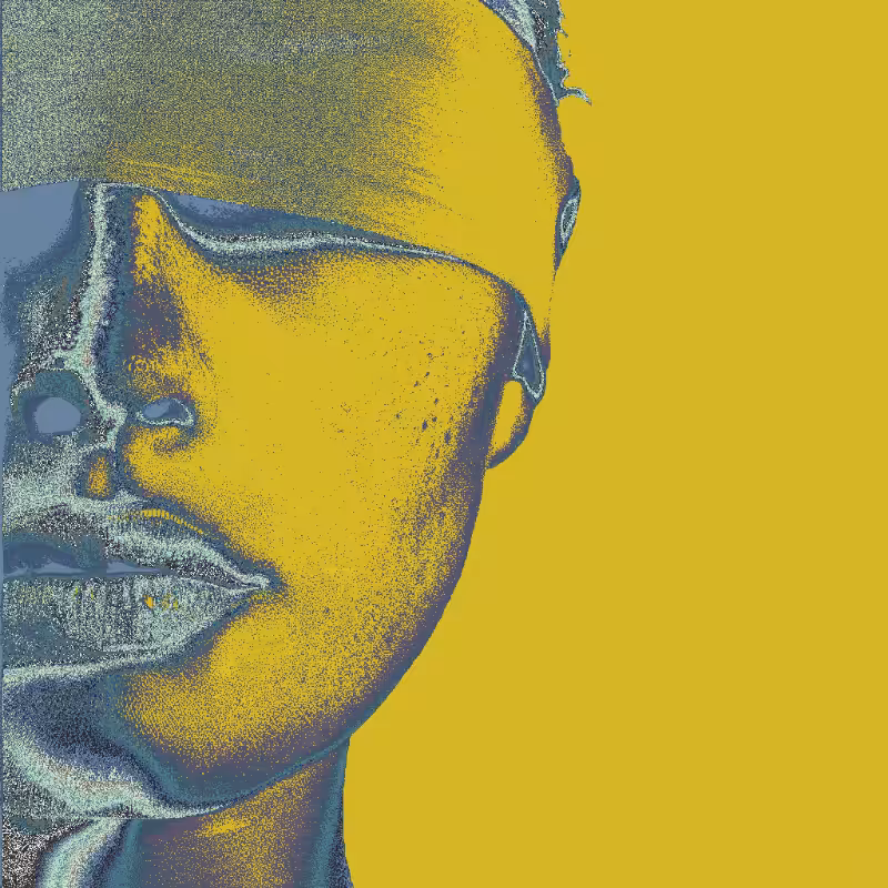 Analog Pixels: Faces #7