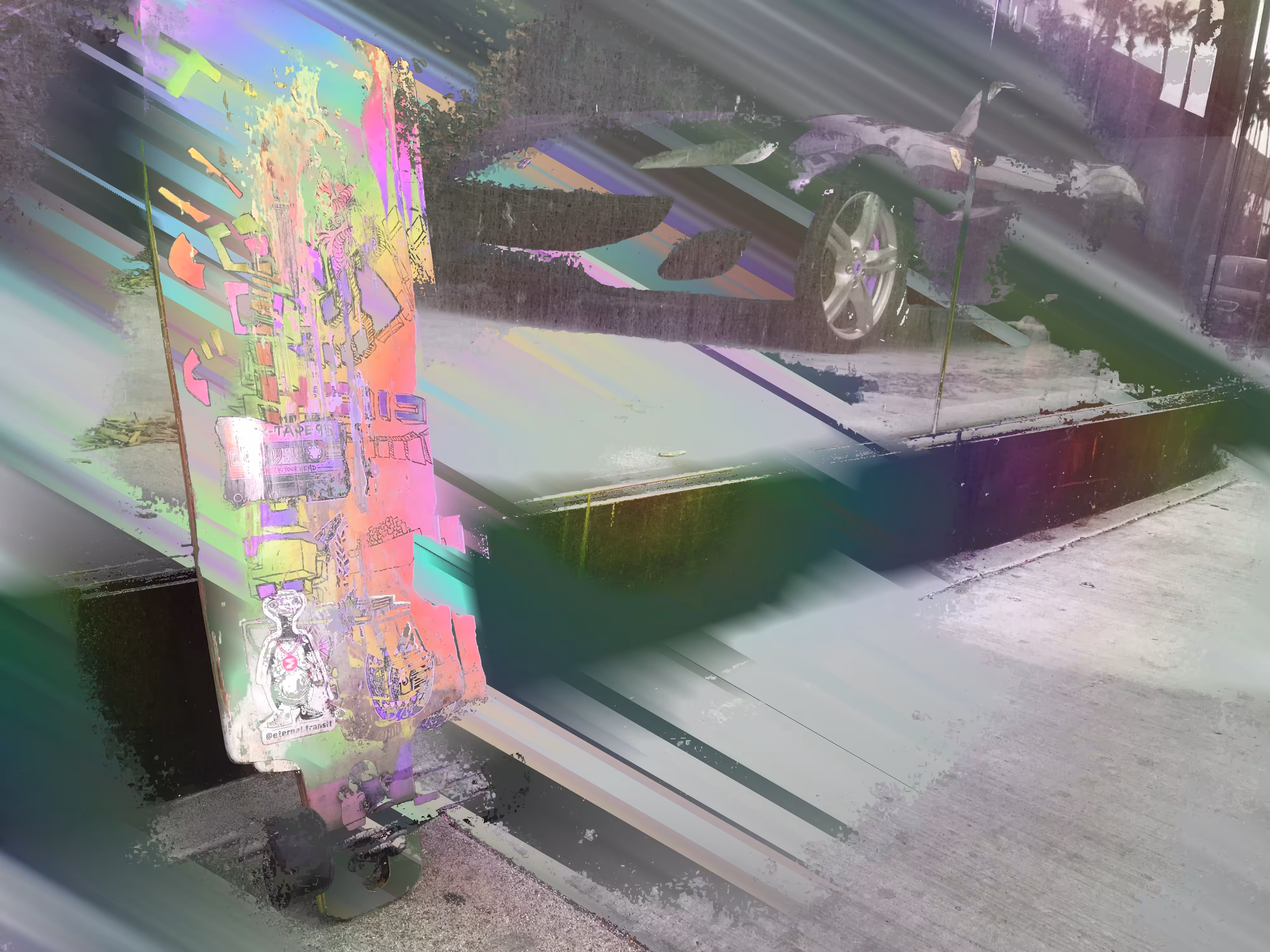 Skateboards and Sports Cars