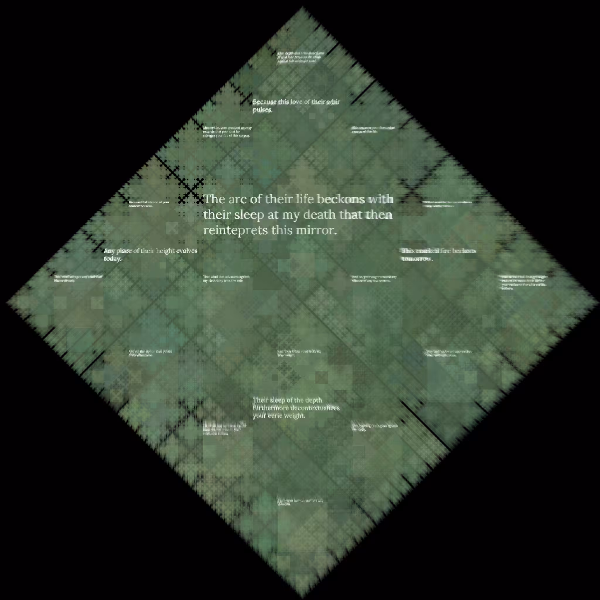 Diamond Fractal Fire #127