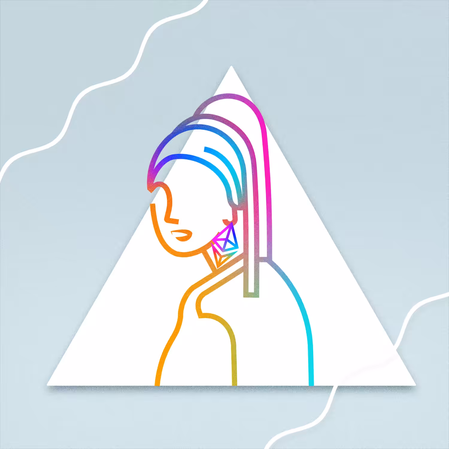 The girl with ETH earring