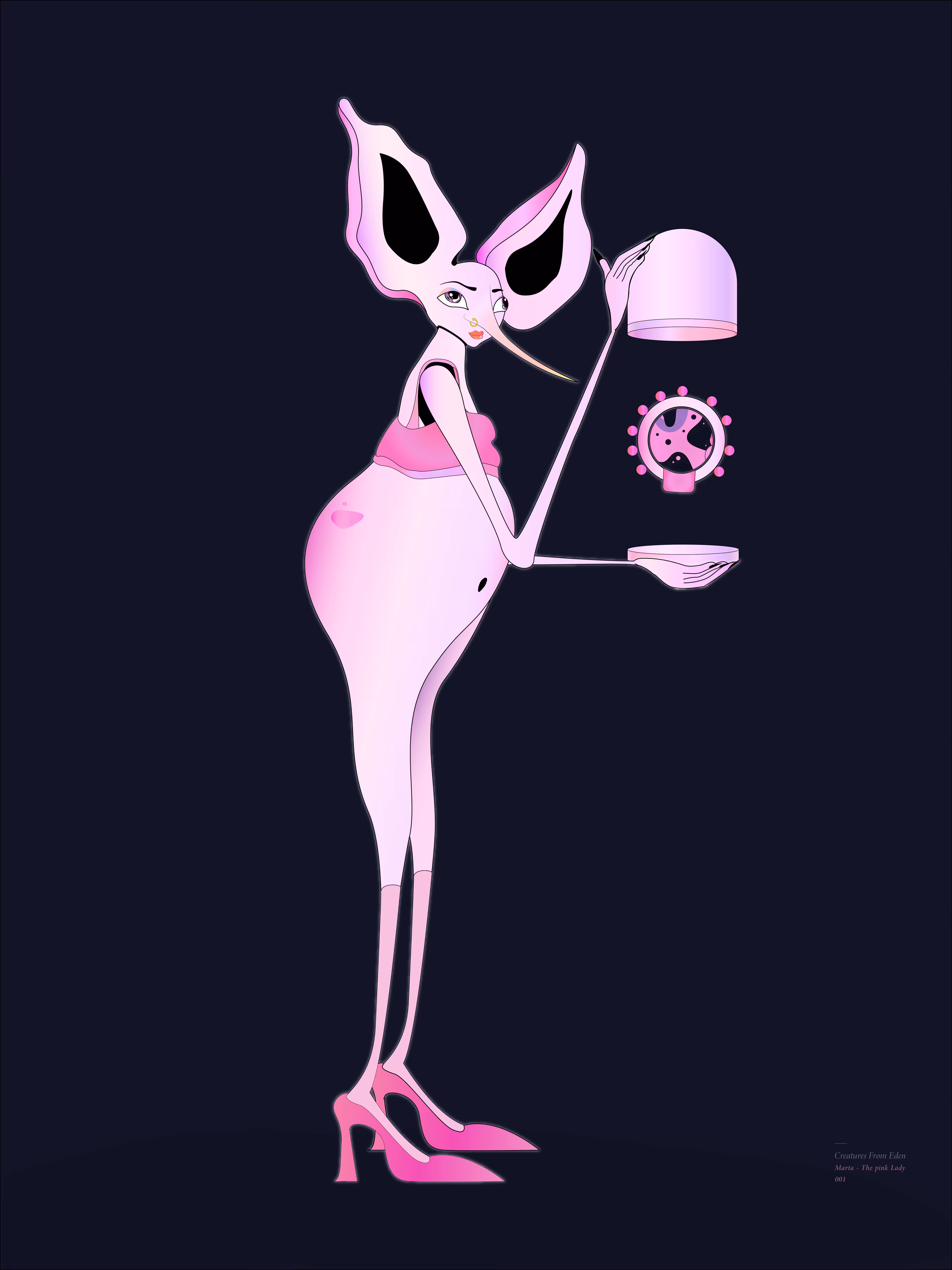 Marta the Pink lady