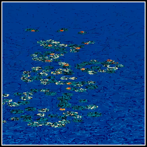 Polluted water lilies #11