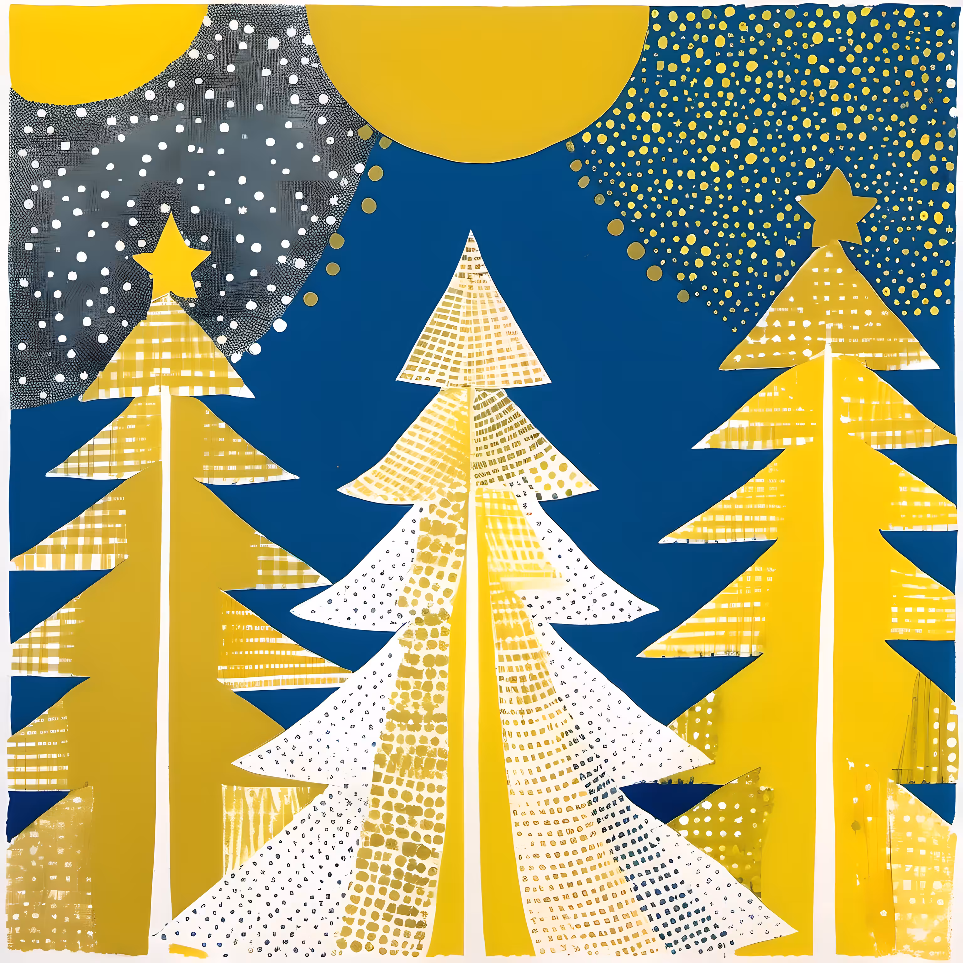 Riso Festive Trees #34