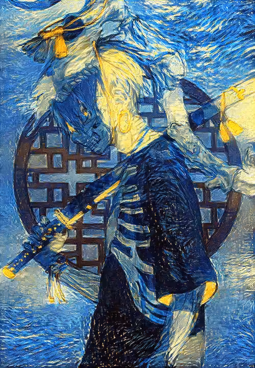 Bored Starry Night Samurai Club: Samurai #38