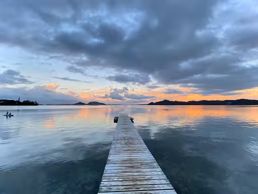Off The Dock - The Dock At Sunset