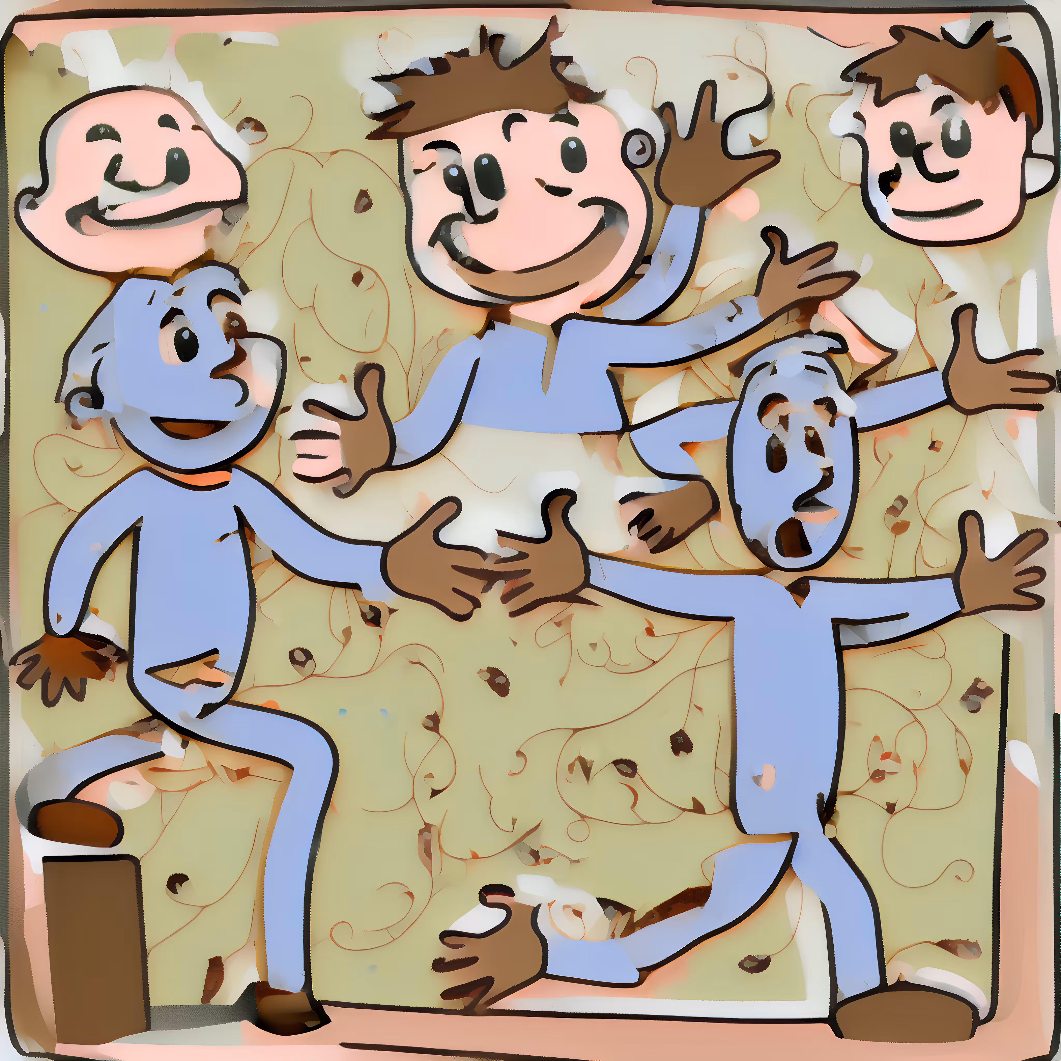 When with my gang, it all seems brighter