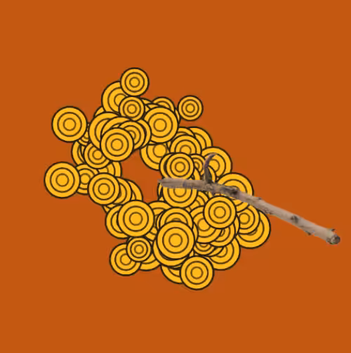 Generative Art: Fragile Stability - Buzz