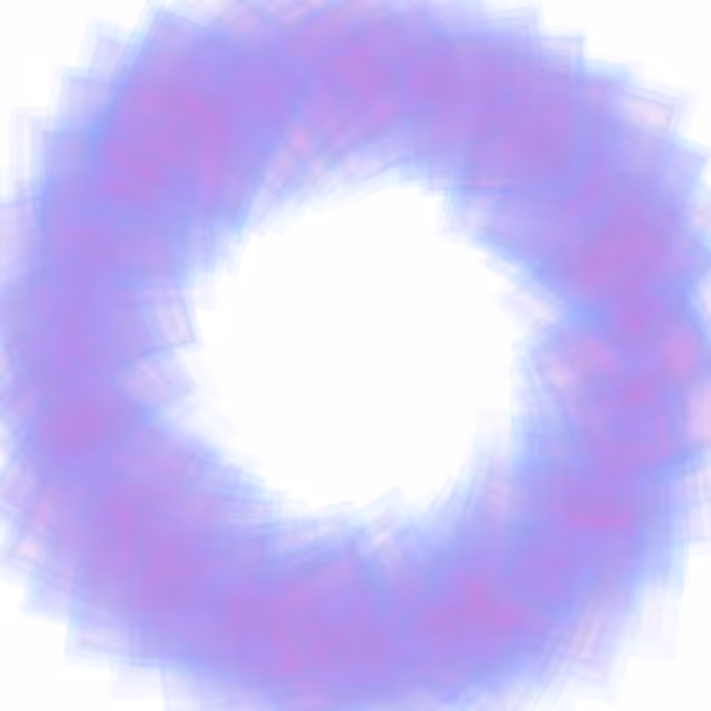 Circle of random squares #3