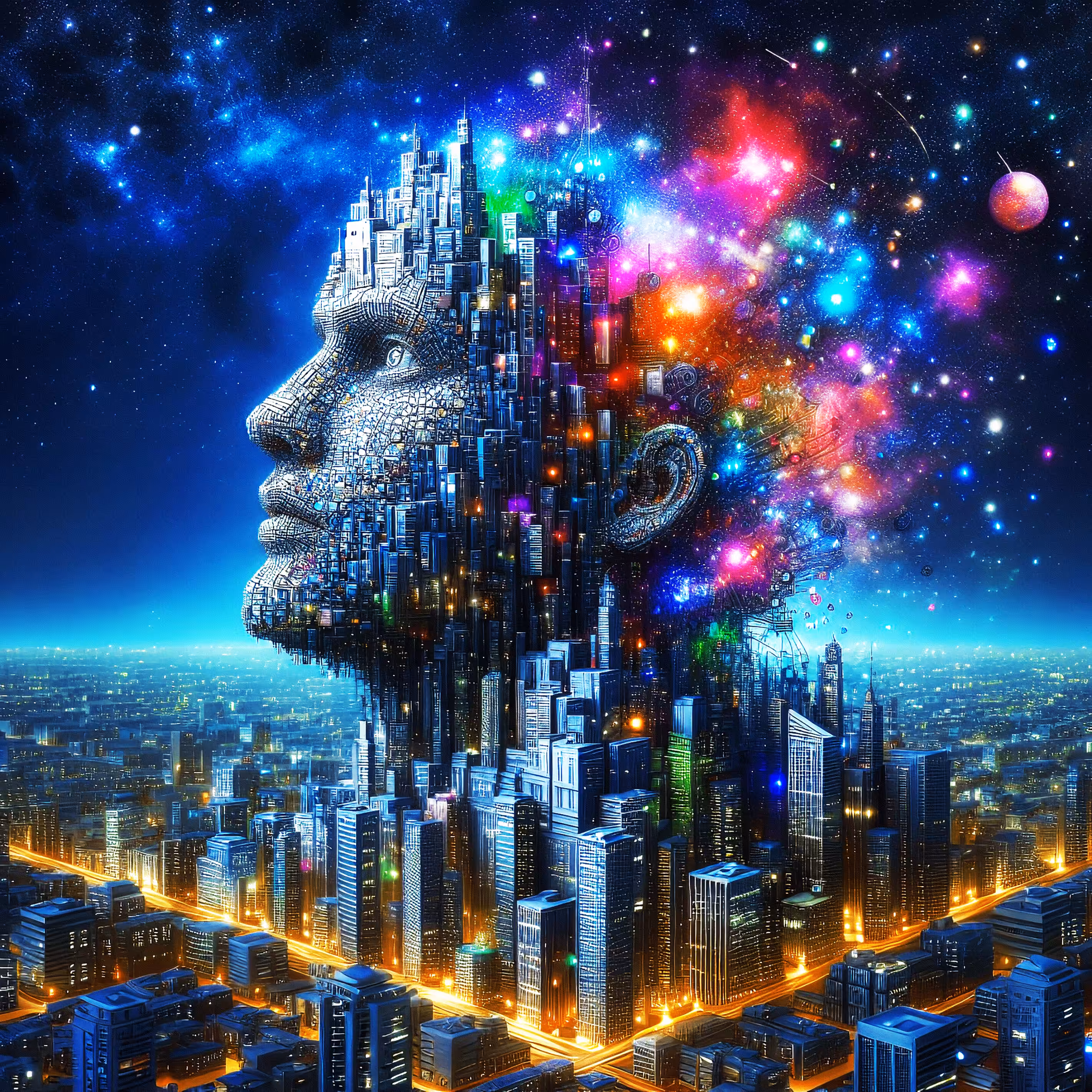 Ai Artwork: Cosmic Consciousnes