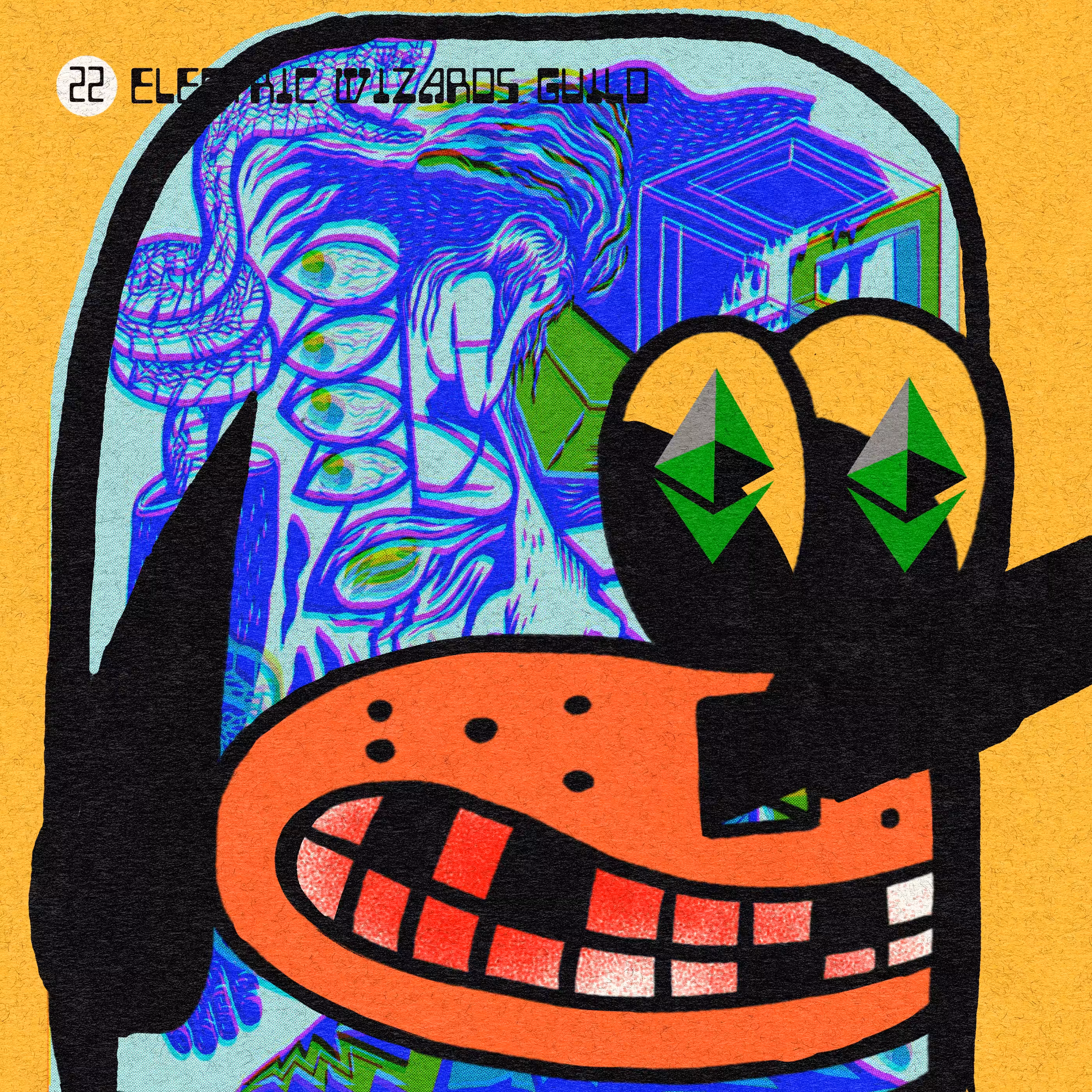 WOODEN CYCLOPS: Electric Wizards Guild Member #22