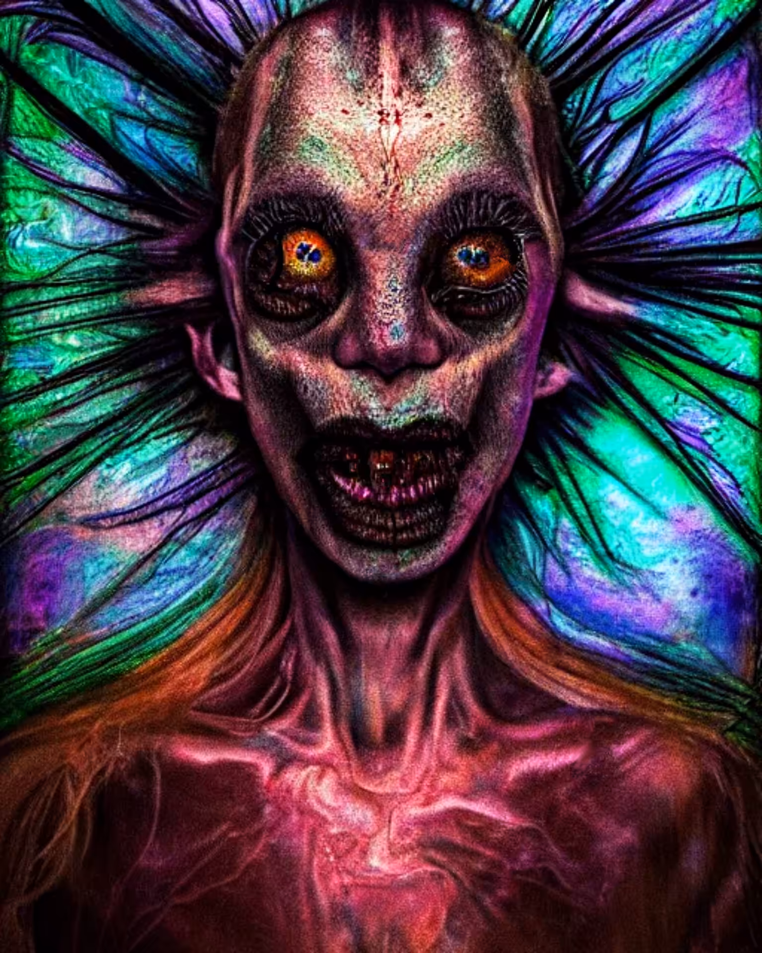 CRAZY PAINTINGS: Unclassified experiment