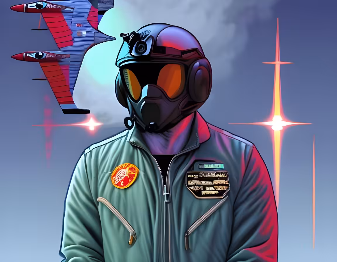 fighter jet pilot #07