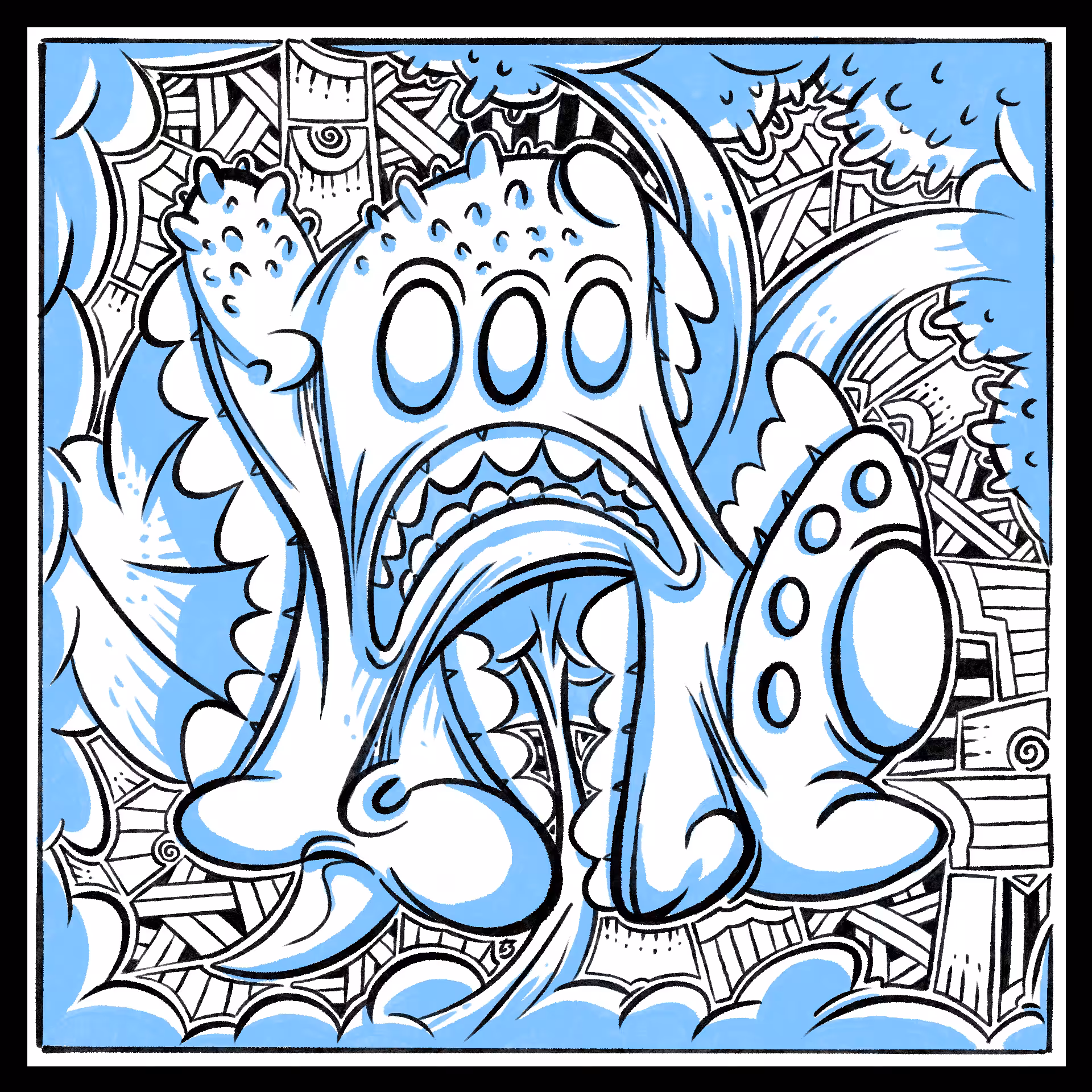 Creature 055 Lineart