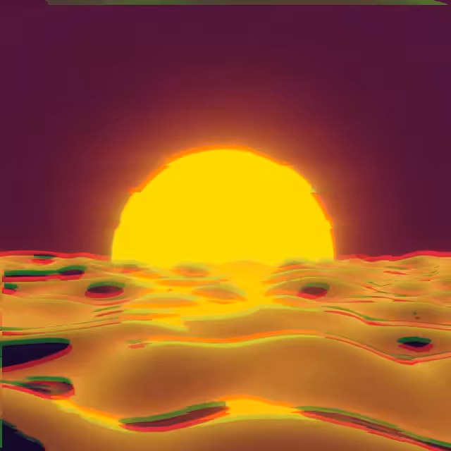 Glitched Sunset
