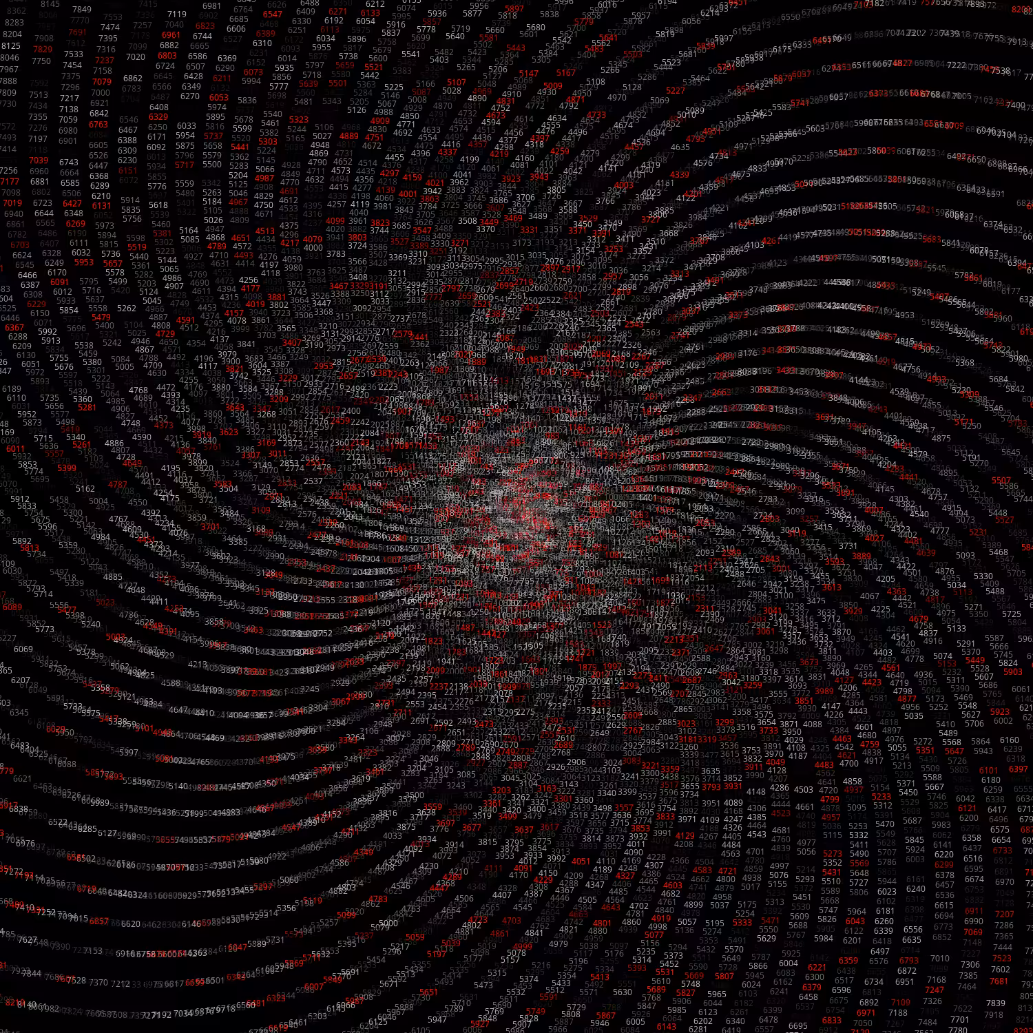 Polar Plot of Numbers #295