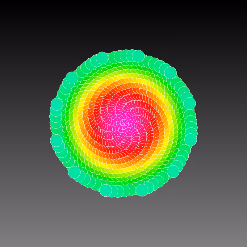RAINBOW FLOWERS #27
