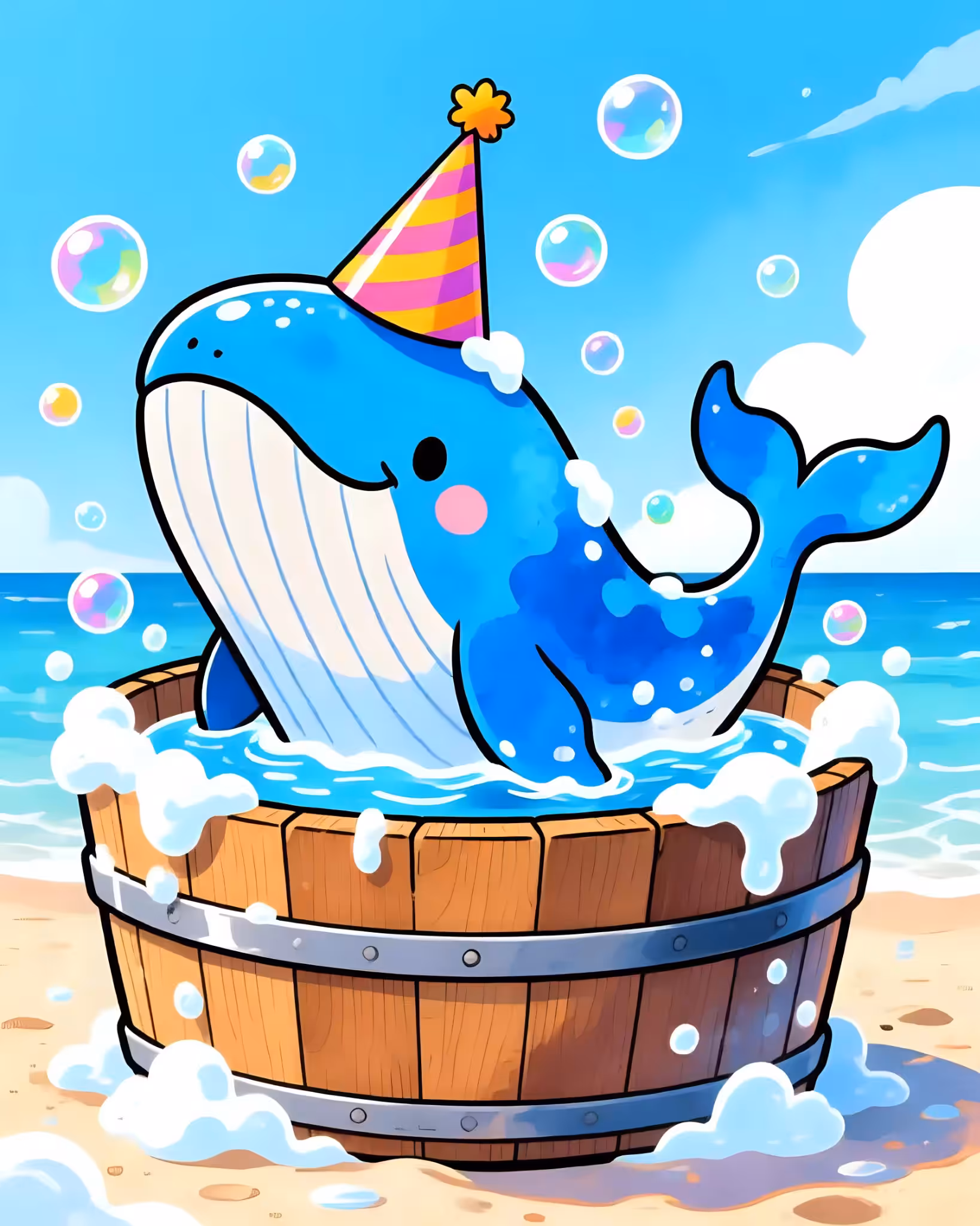 Wash your whale 