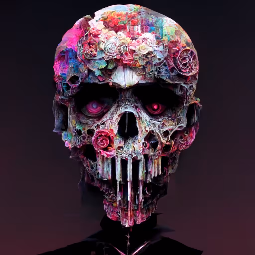 Rose Skull #12