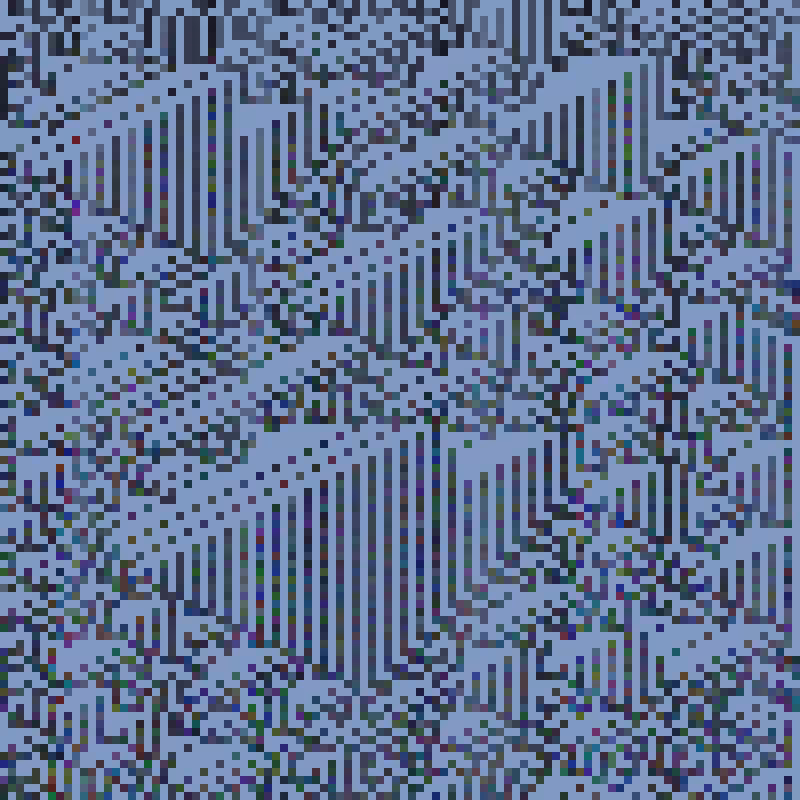 Colored Elementary Cellular Automaton #75